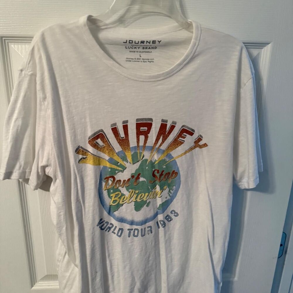 Lucky-brand Men's White T-shirt